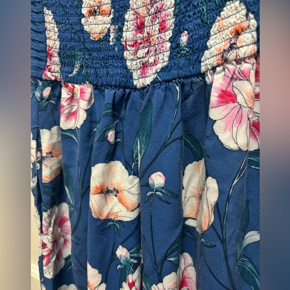 Band of gypsies Boho Peony Print Strapless Jumpsuit S - Picture 7 of 7